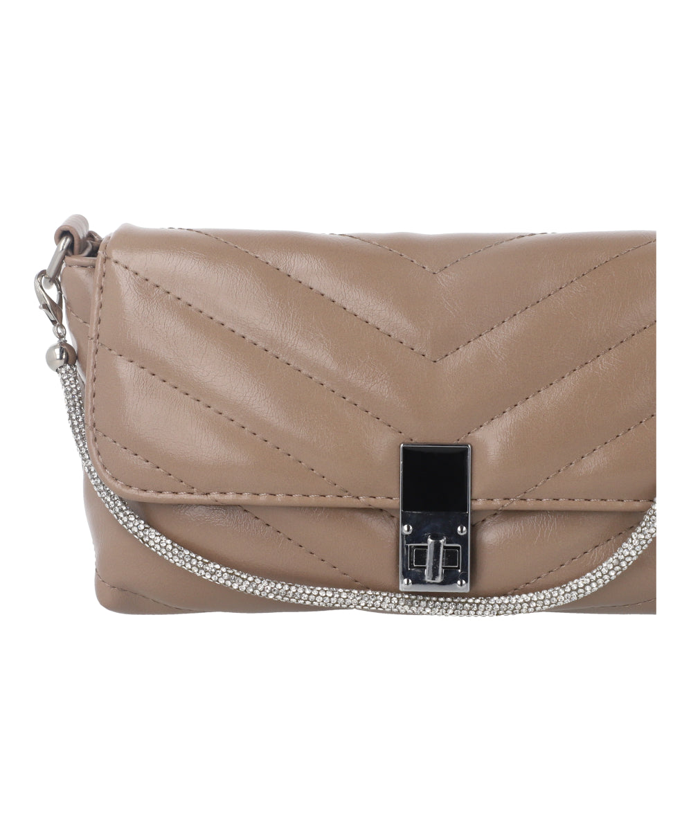 MINI Capiton bag Taupe