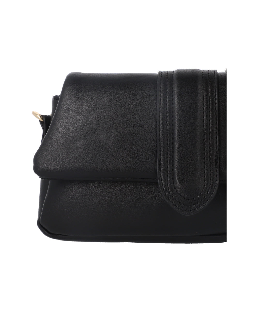 Structured Puffy Bag BLACK