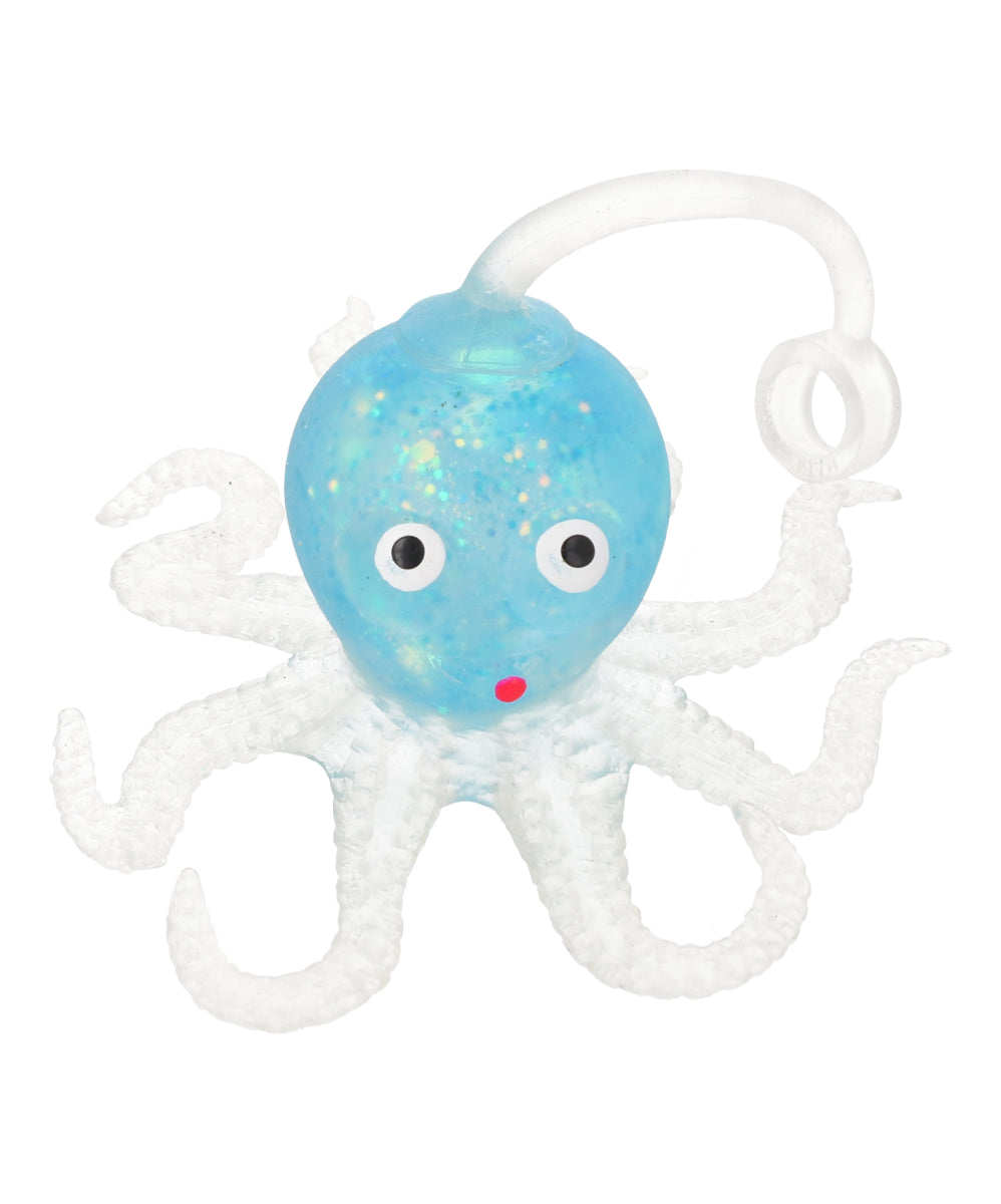 Squishy octopus glitter BLUE