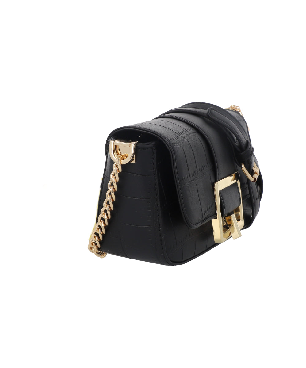 Bolsa Crossbody Hebilla Grande NEGRO