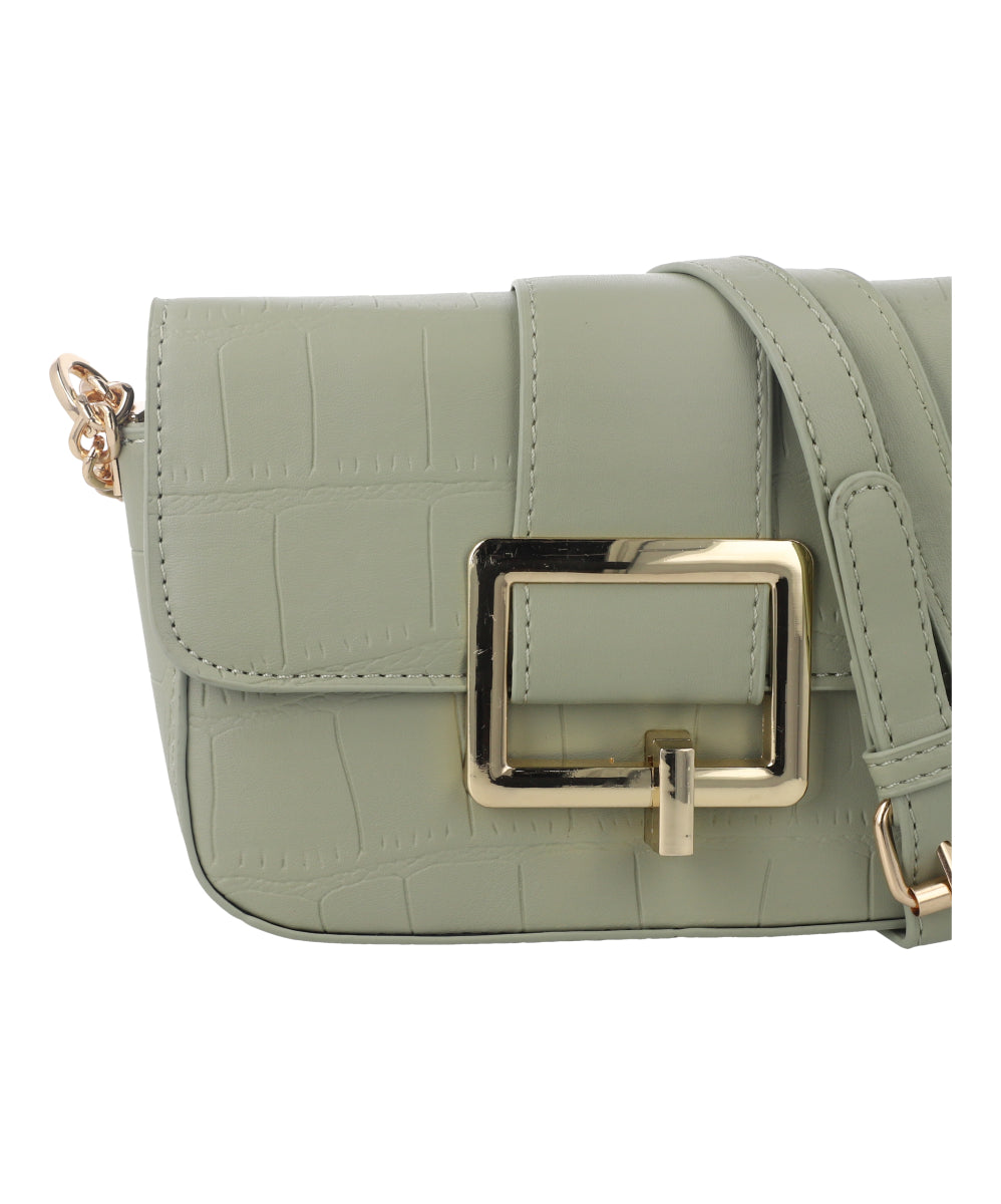 Bolsa Crossbody Hebilla Grande VERDE