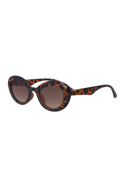 Oval lenses cateye COFFEE