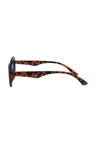 Oval lenses cateye COFFEE