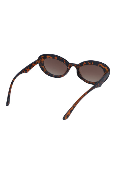Oval lenses cateye COFFEE