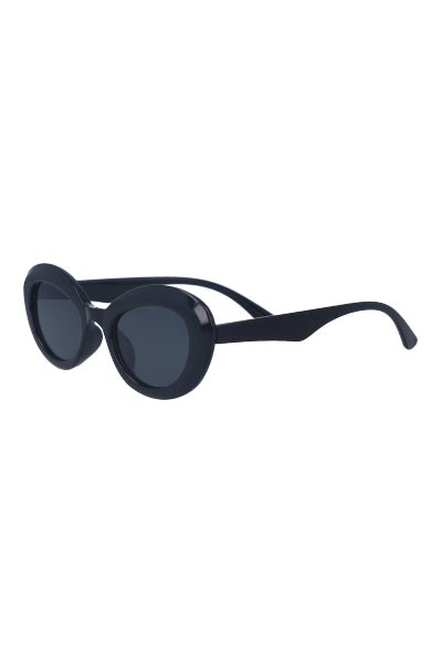 Oval lenses cateye BLACK