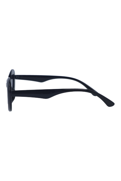Oval lenses cateye BLACK