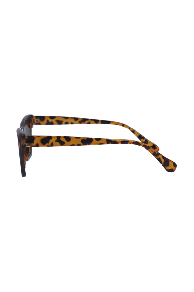 Rectangular cateye lenses COFFEE