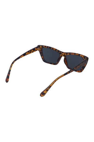 Rectangular cateye lenses COFFEE