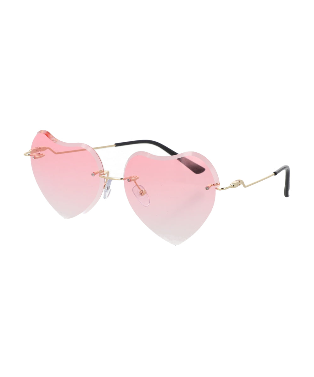 Lentes Corazon Degradado ROSA