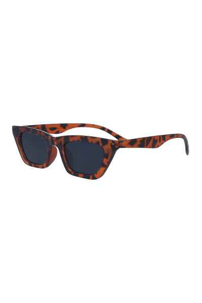 Pico elongated rectangular lenses COFFEE