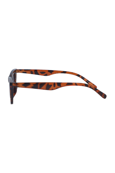 Pico elongated rectangular lenses COFFEE