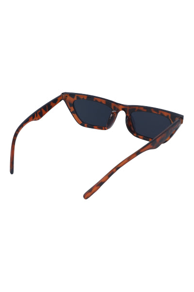 Pico elongated rectangular lenses COFFEE