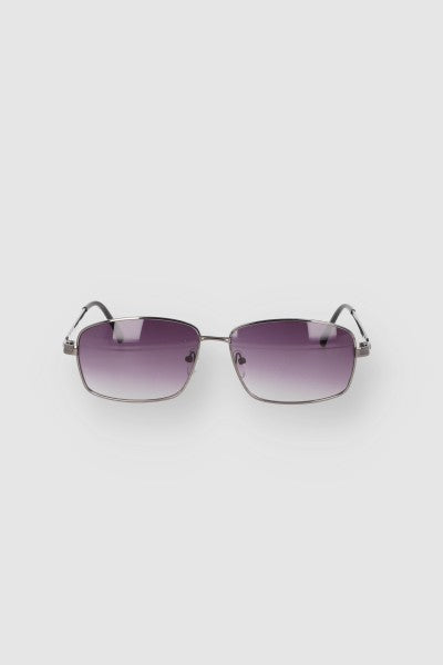 Rectangular retro lenses PURPLE