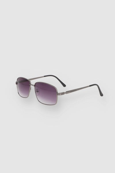 Rectangular retro lenses PURPLE