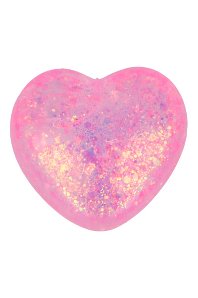 Squishy Corazon Glitter ROSA