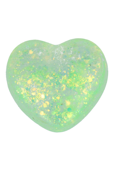 Squishy Corazon Glitter VERDE