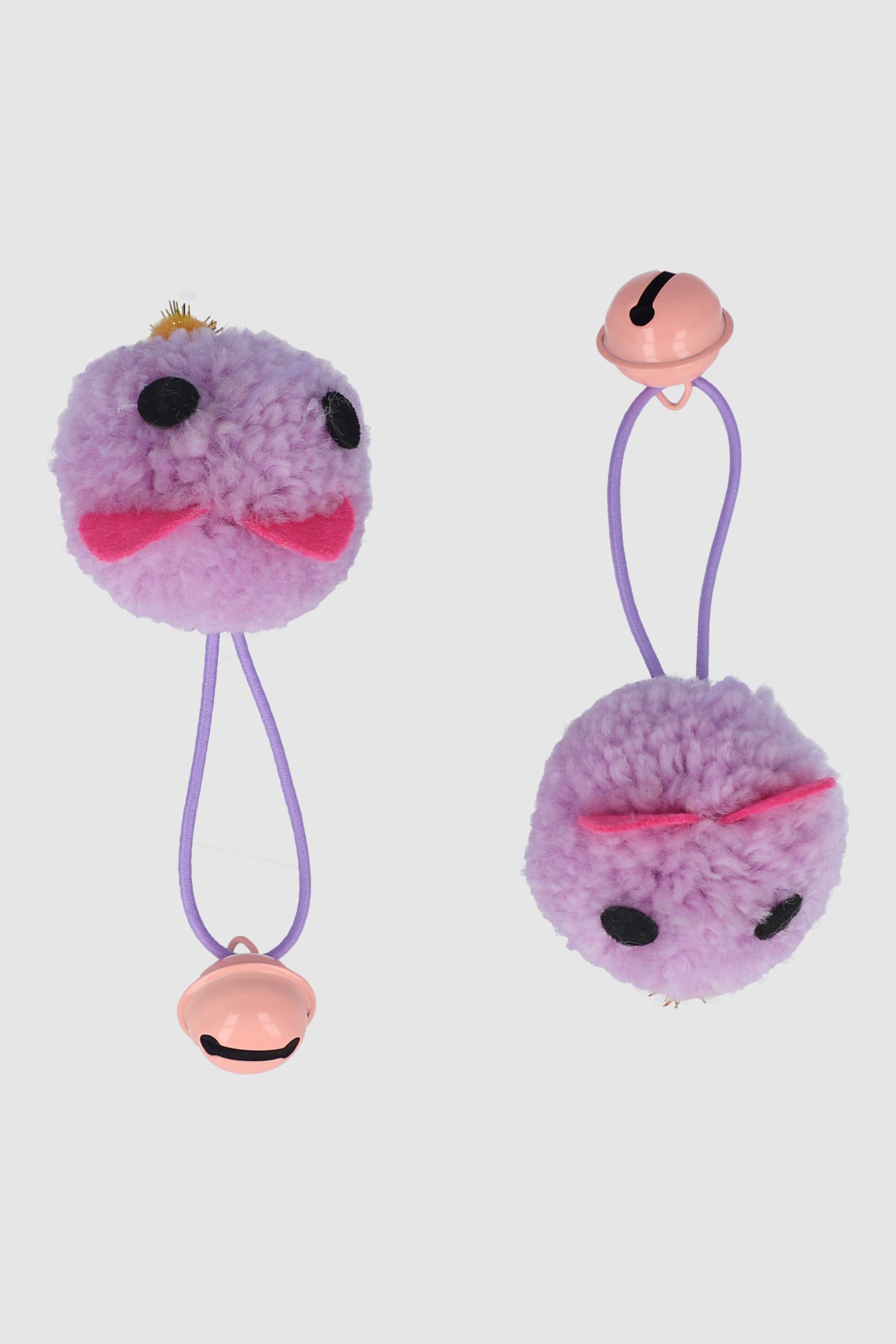 Juguete Para Mascota Ratones Fluffy MORADO