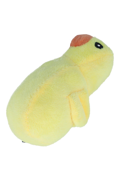 Juguete para mascota peluche pato AMARILLO