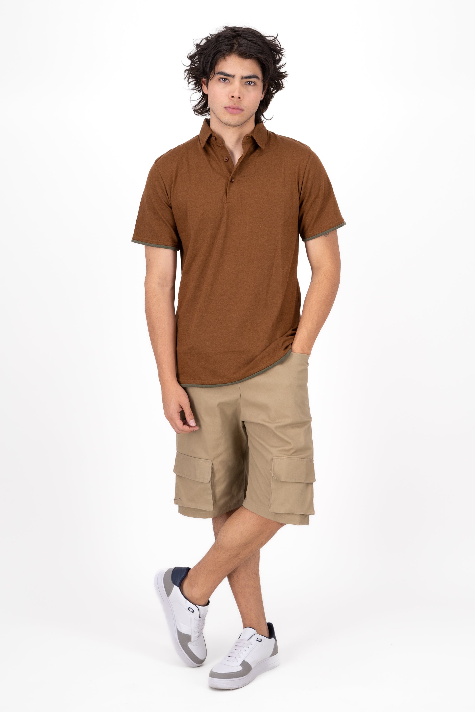 Double position shorts Khaki