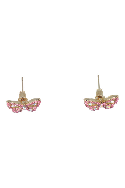 Aretes Studs Mariposa PALO DE ROSA