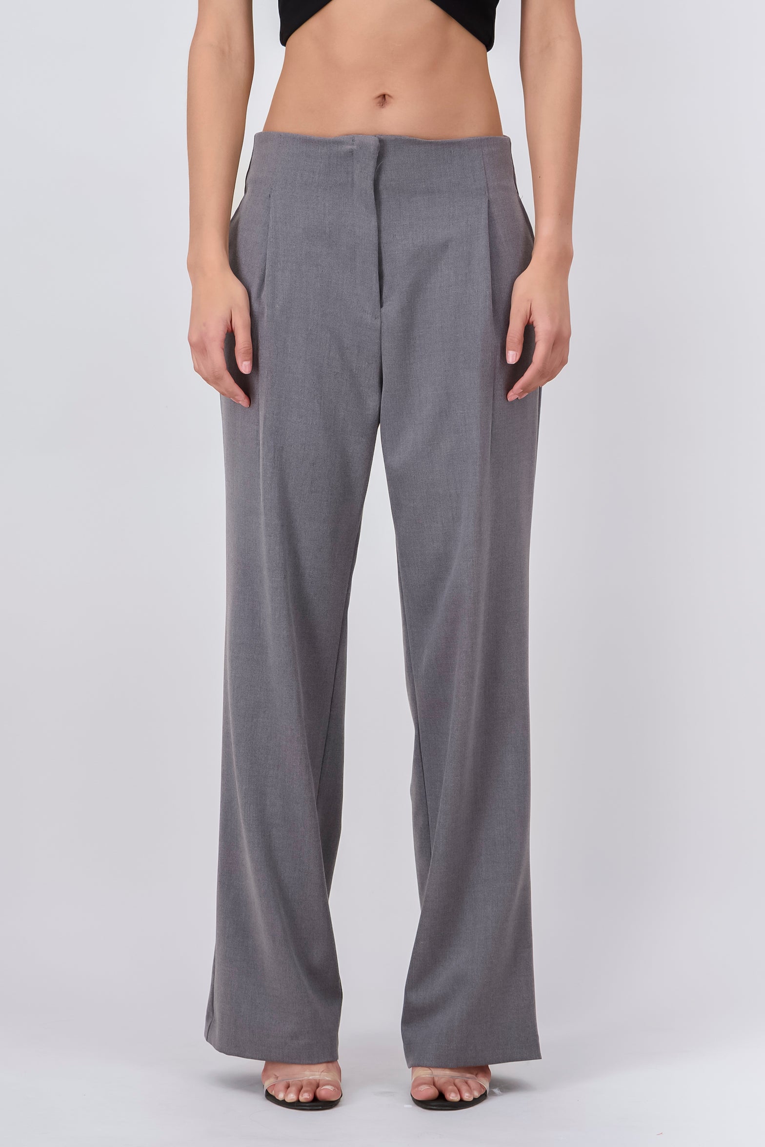 Pantalon Sastre con Flaps Atras Hypsters GRIS OBSCURO