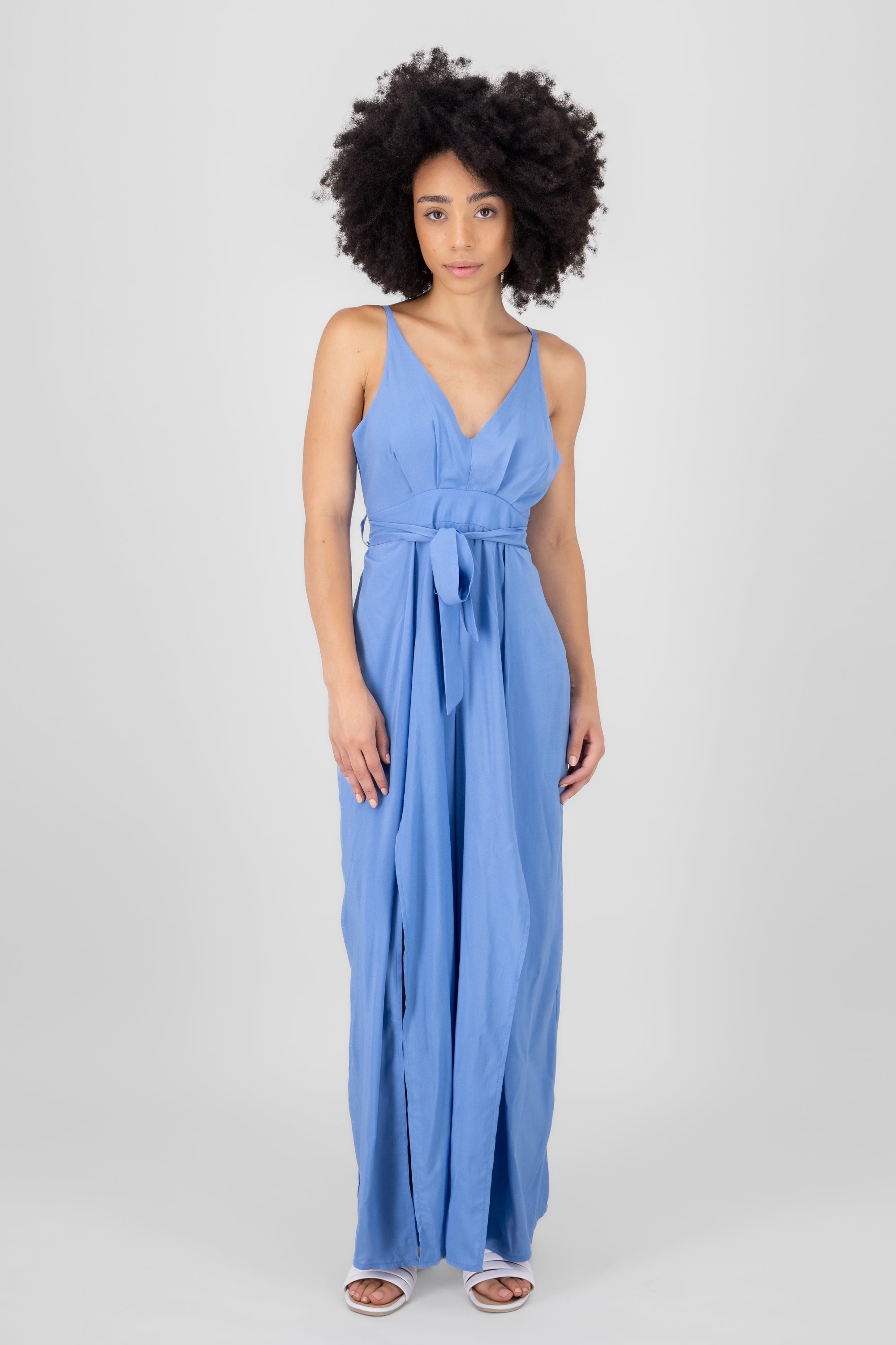 Jumpsuit Abertura Piernas AZUL CIELO