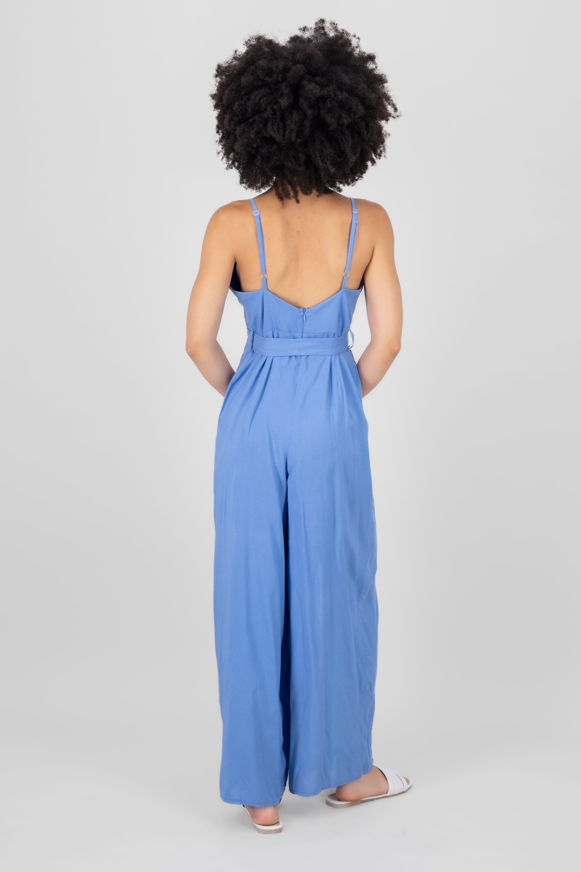 Jumpsuit Abertura Piernas AZUL CIELO