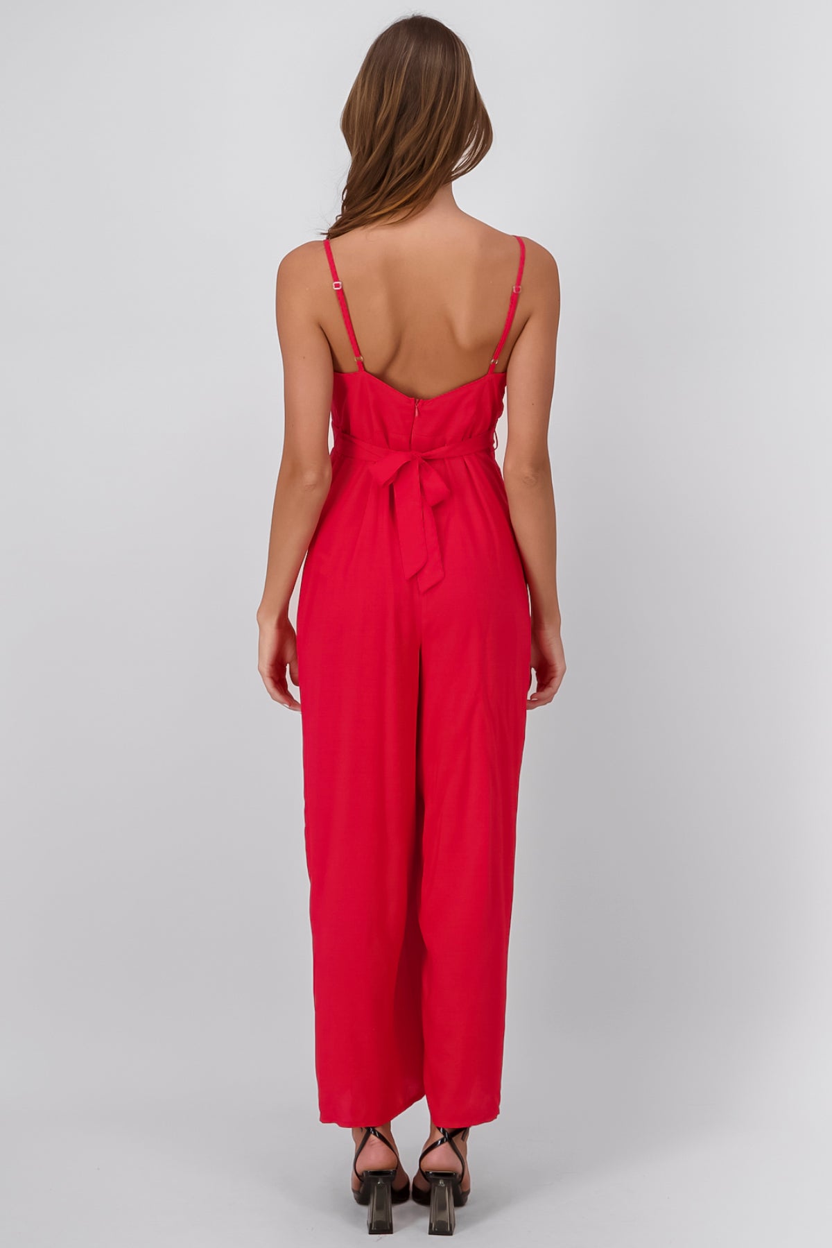 Jumpsuit Abertura Piernas ROJO