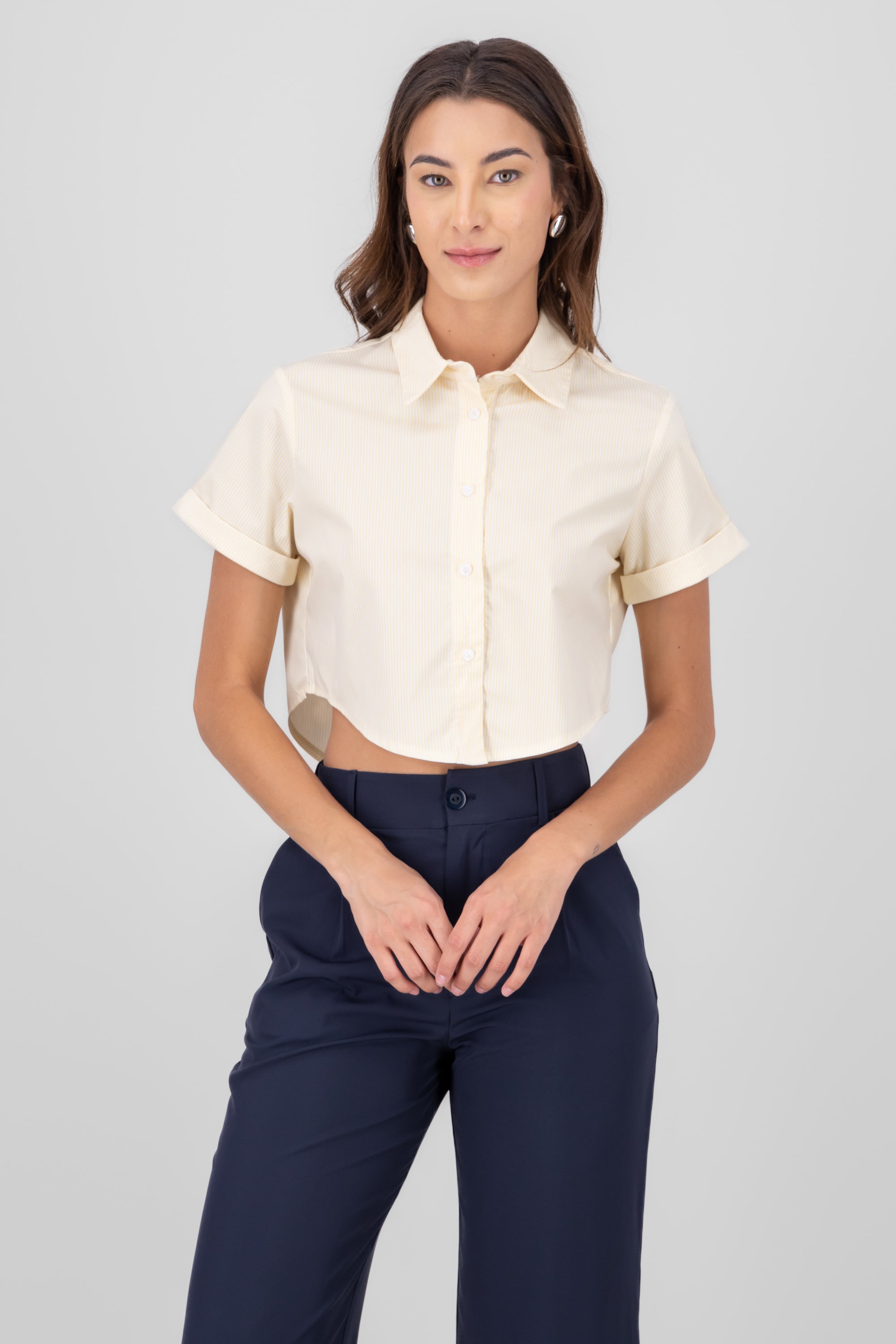 Short manga crap shirt Pastel yellow