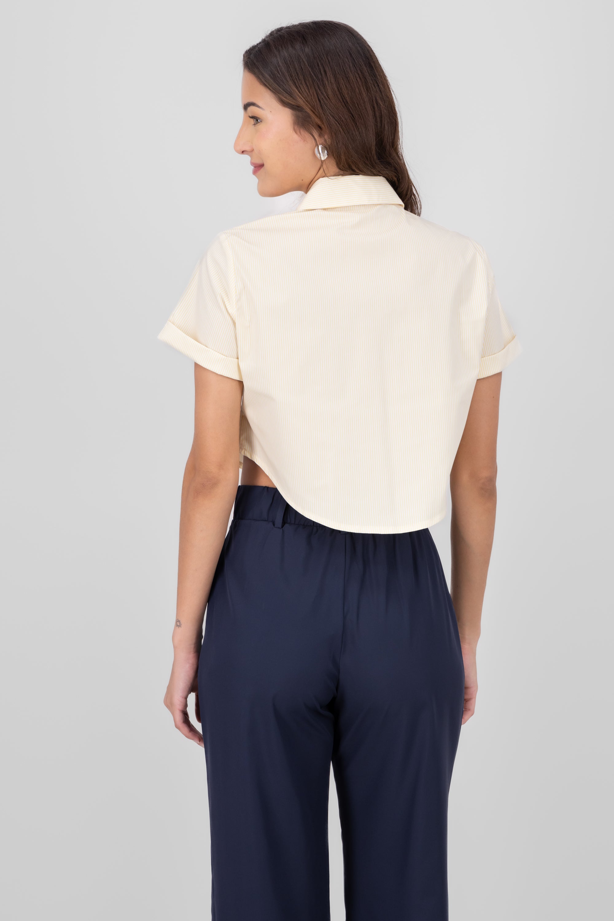 Short manga crap shirt Pastel yellow
