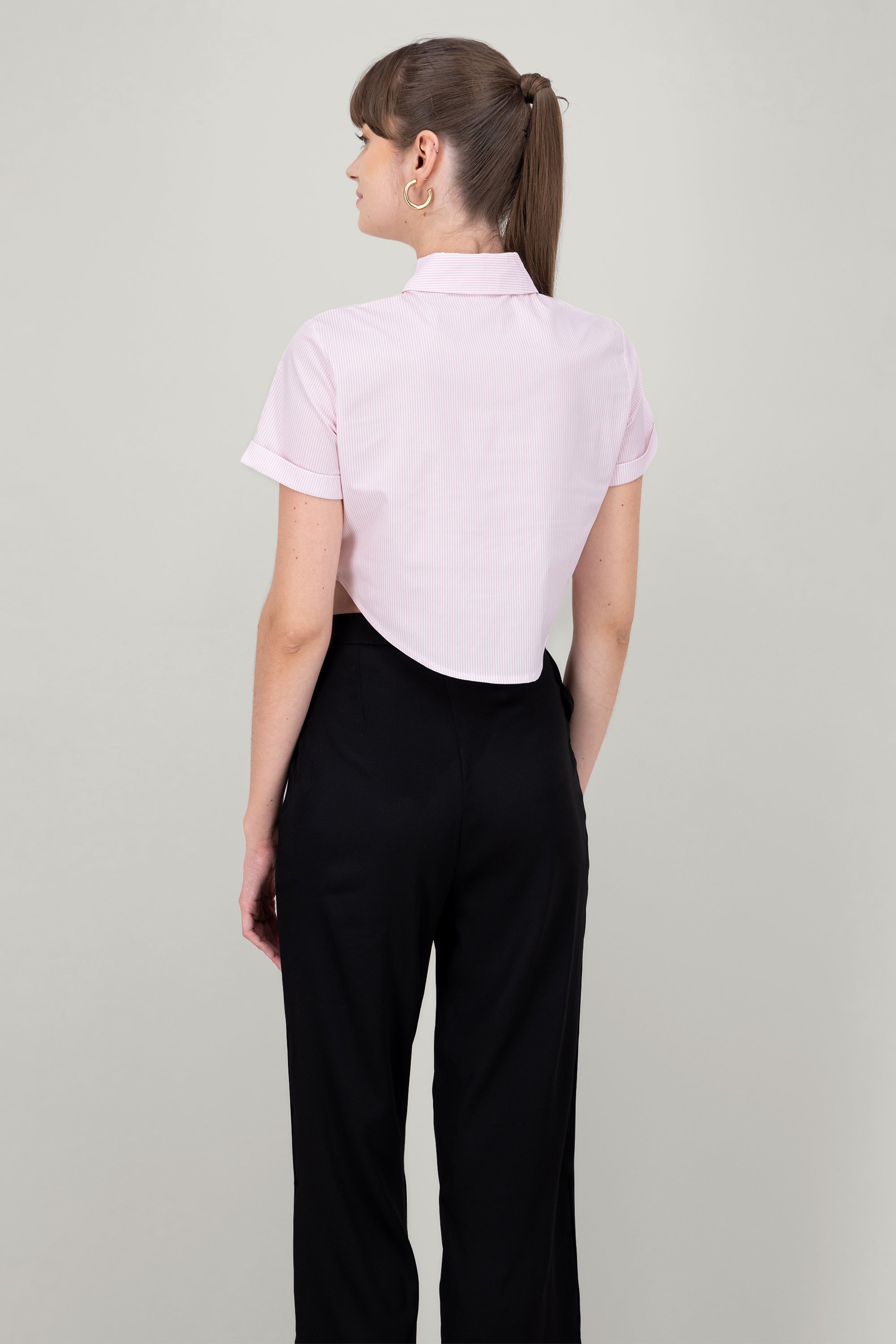 Short manga crap shirt Pastel pink