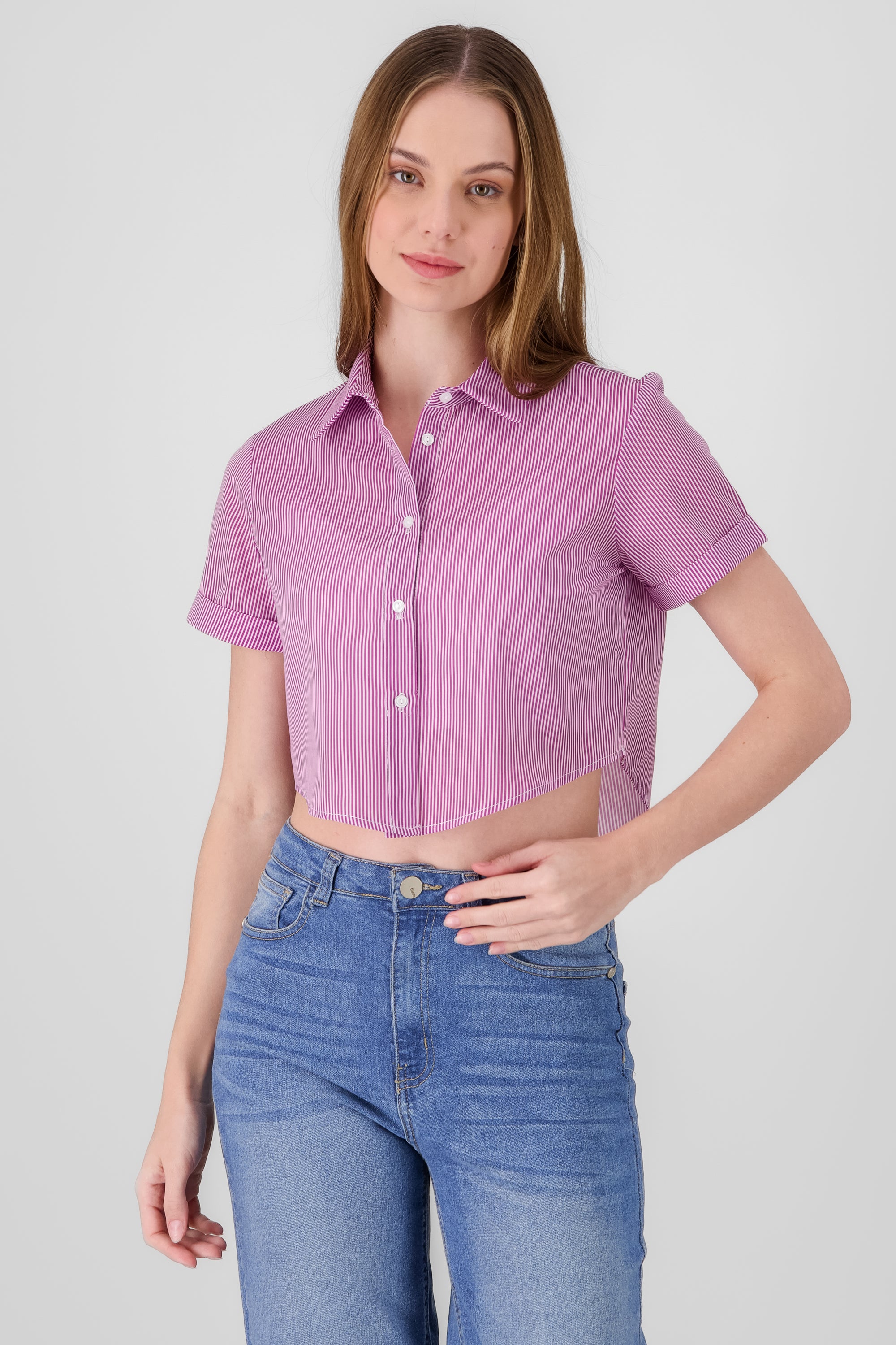 Short manga crap shirt MAGENTA
