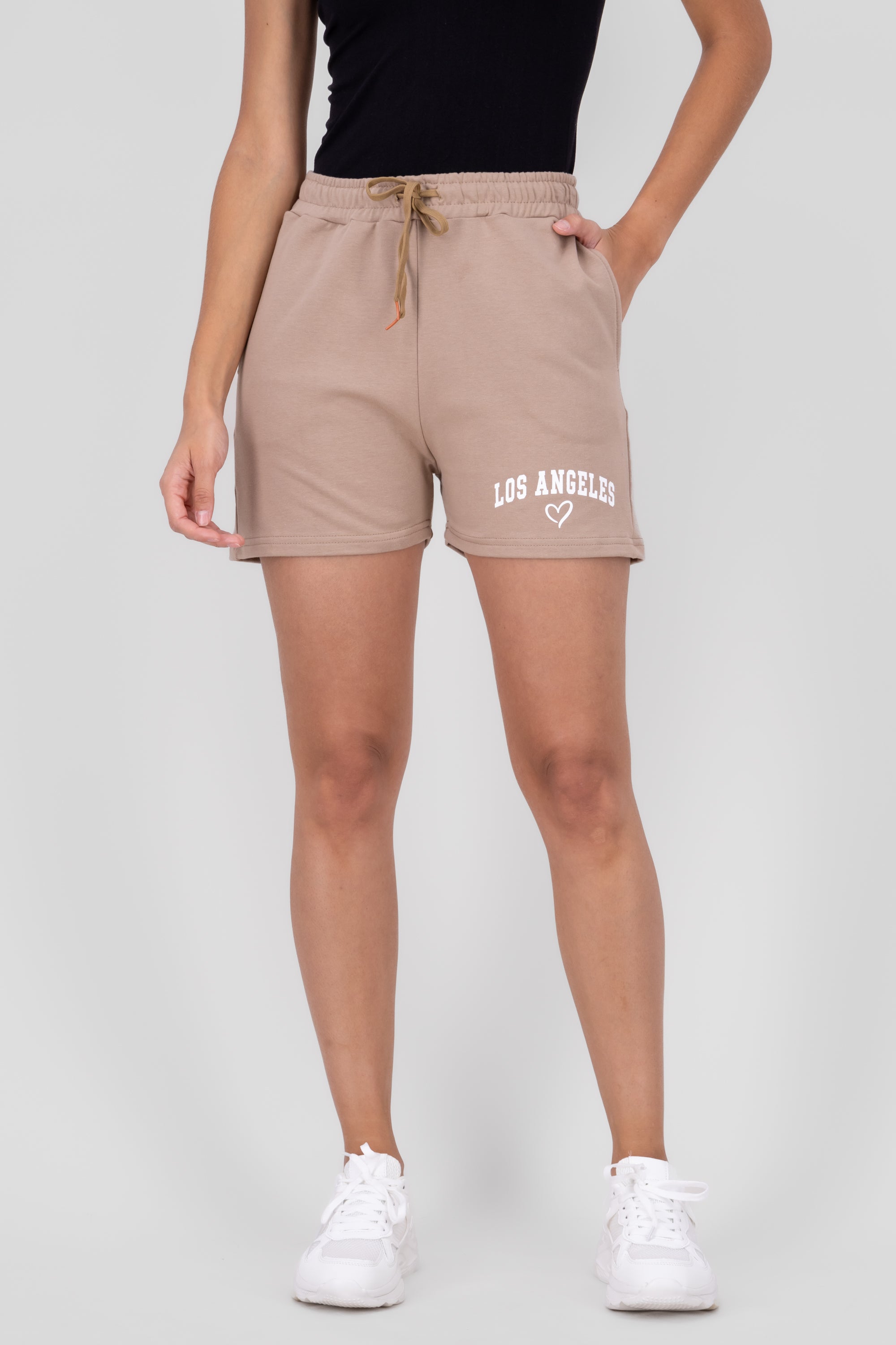 Short estampado Los Ángeles KHAKI