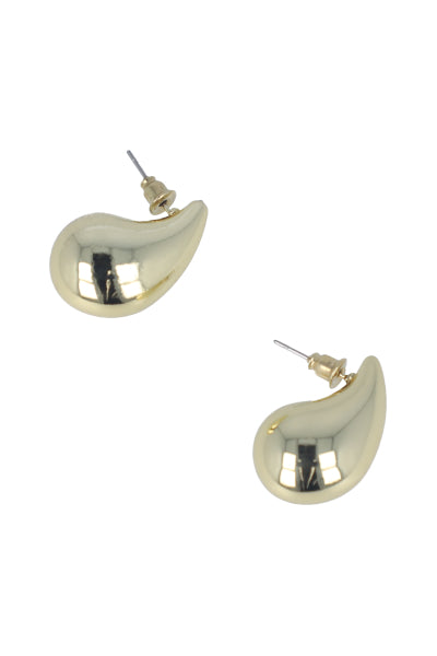 Gota metal earrings GOLD