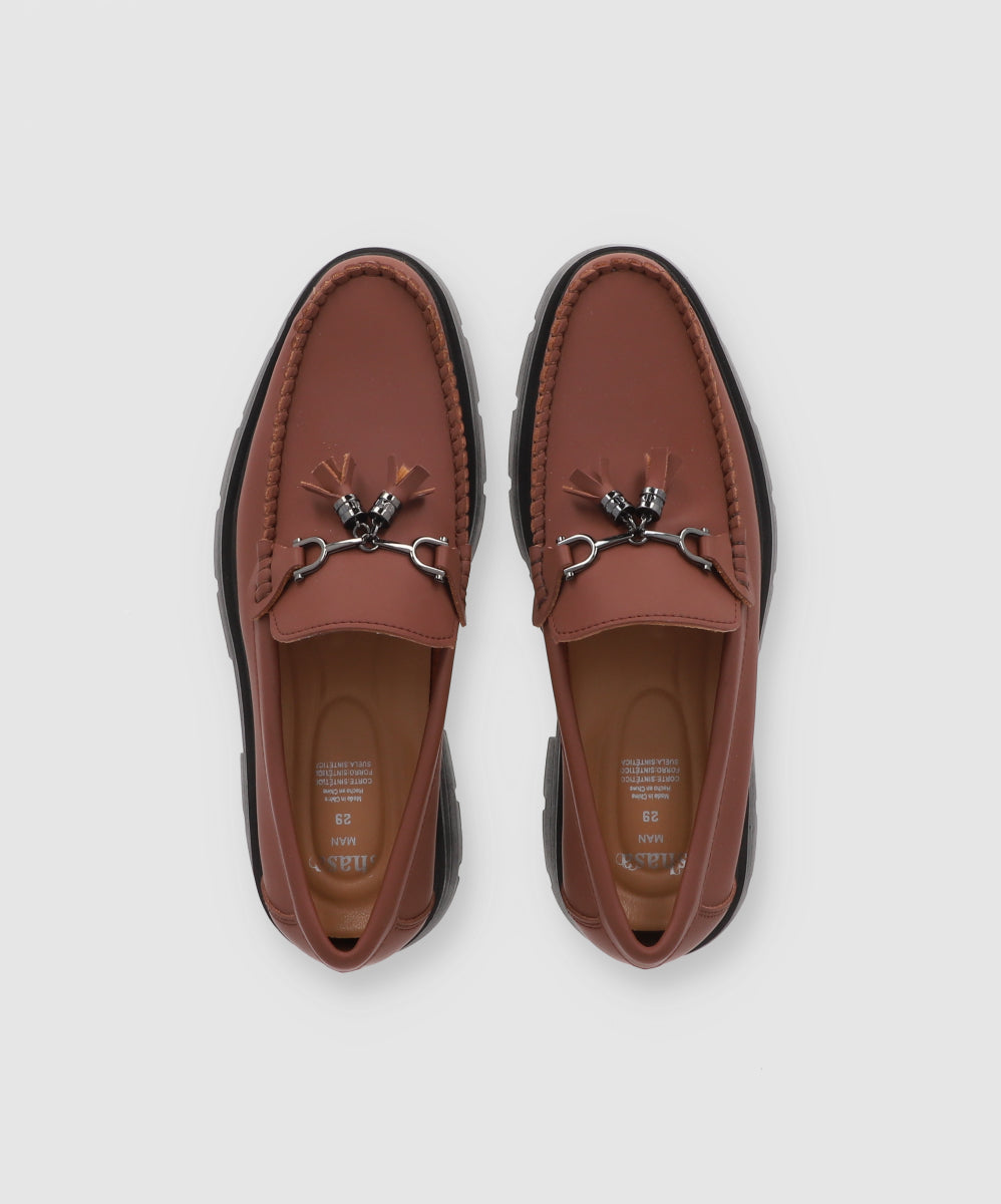 Moccasin Leather Detail Buckle SO