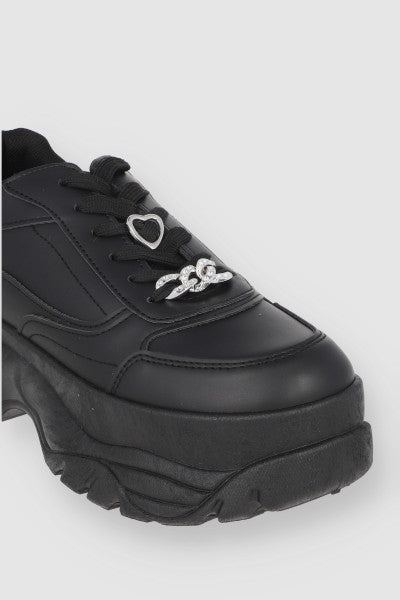 Tenis Chunky Charms NEGRO