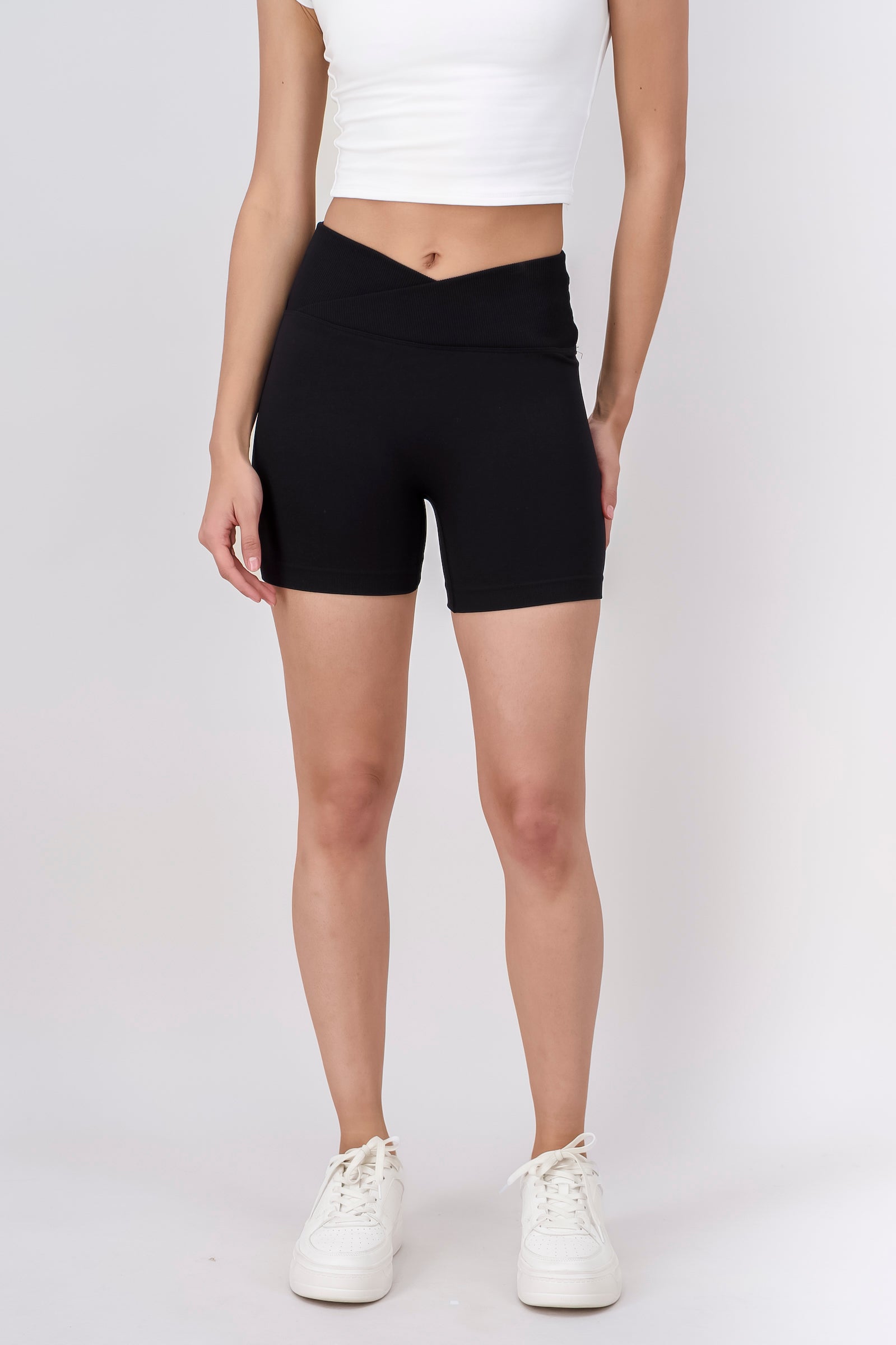 Short biker BLACK