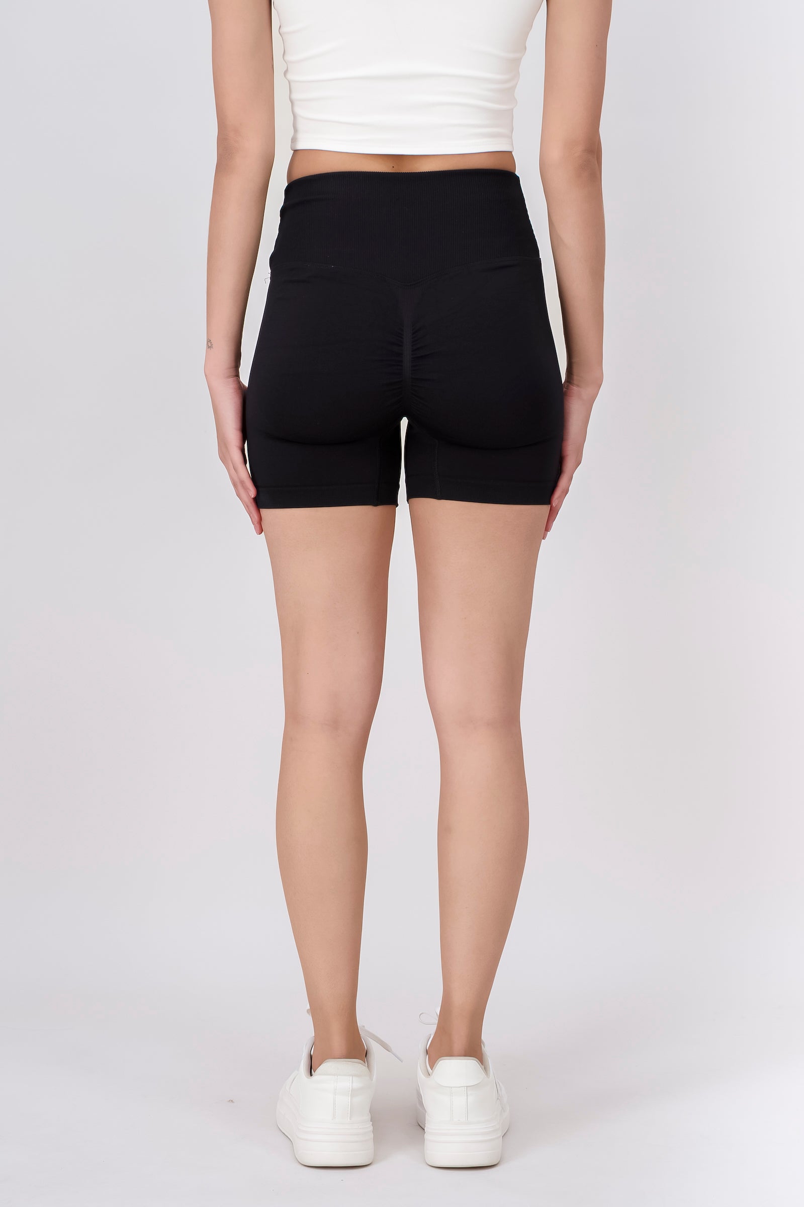 Short biker BLACK