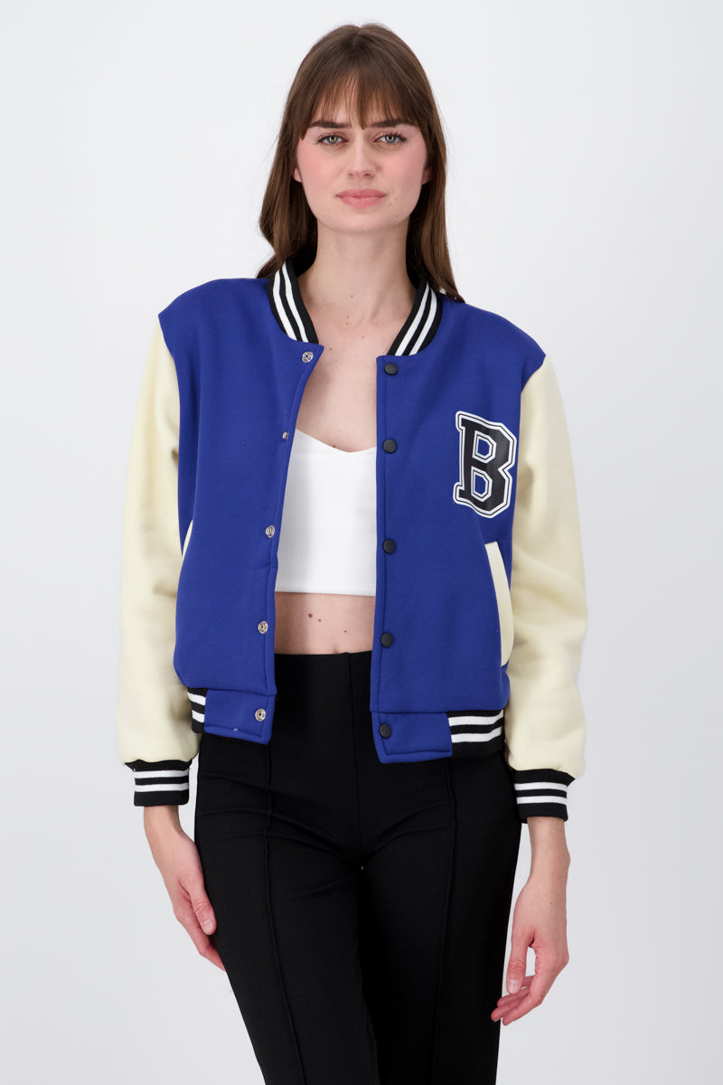 Chamarra Bomber B AZUL