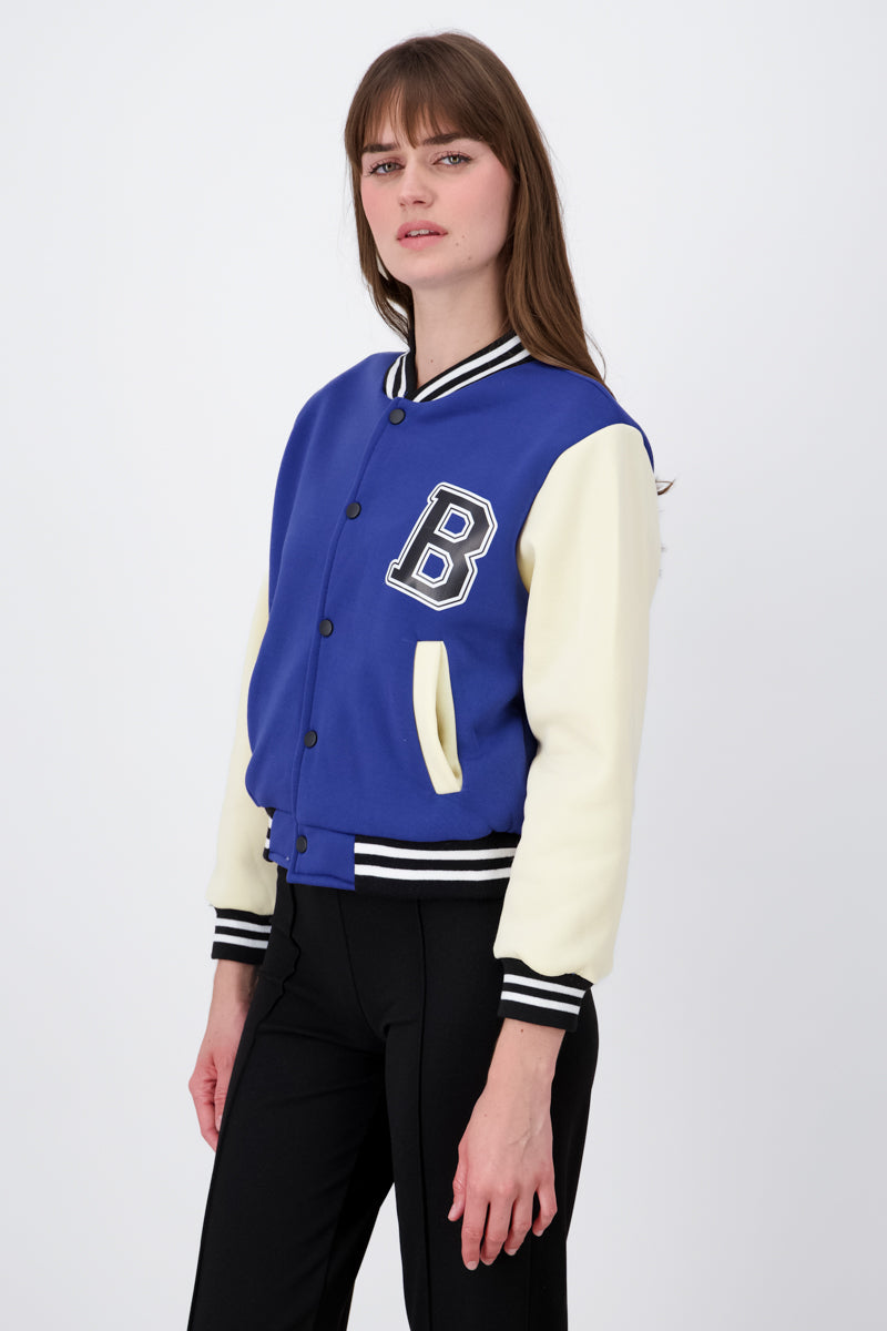 Chamarra Bomber B AZUL