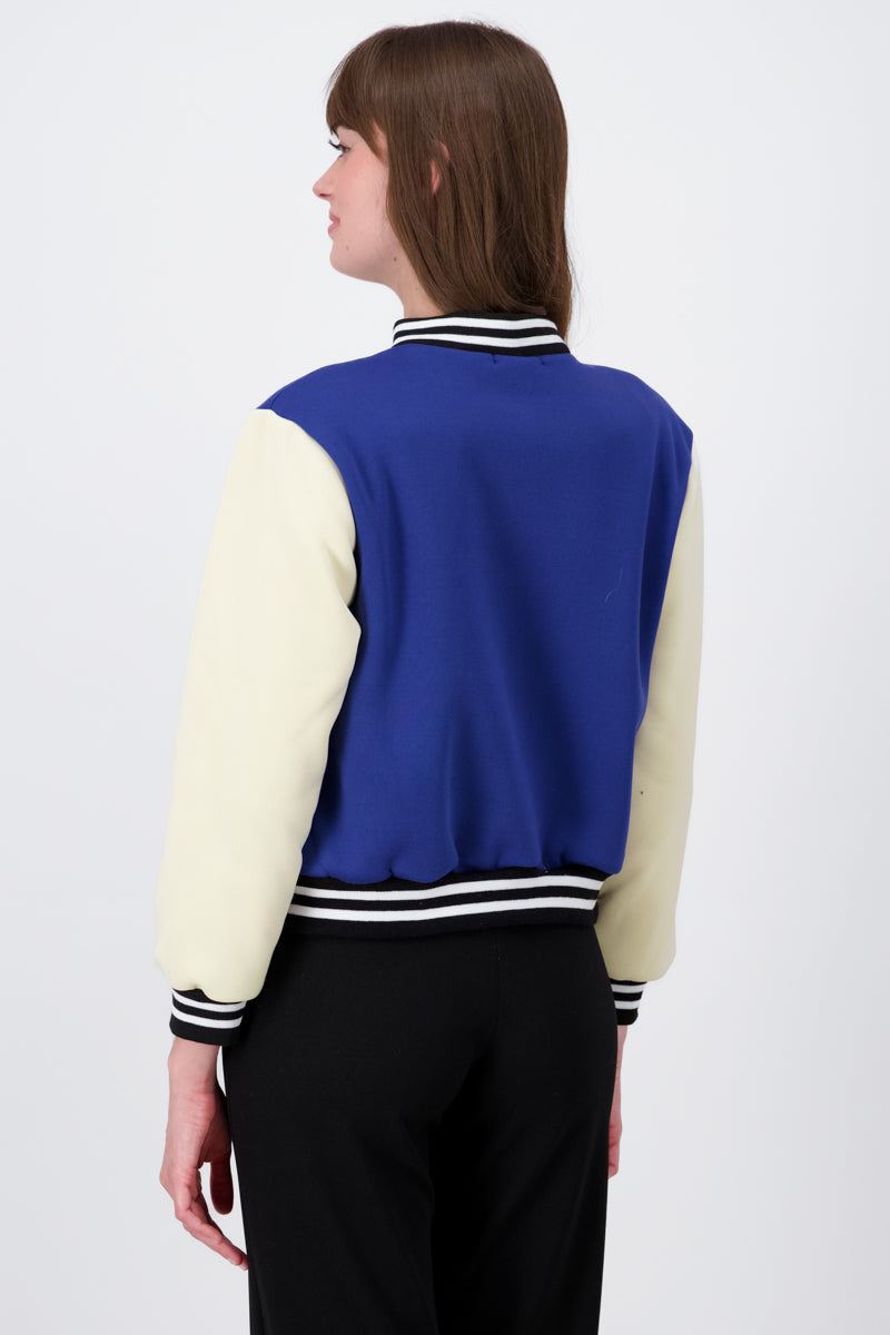 Chamarra Bomber B AZUL