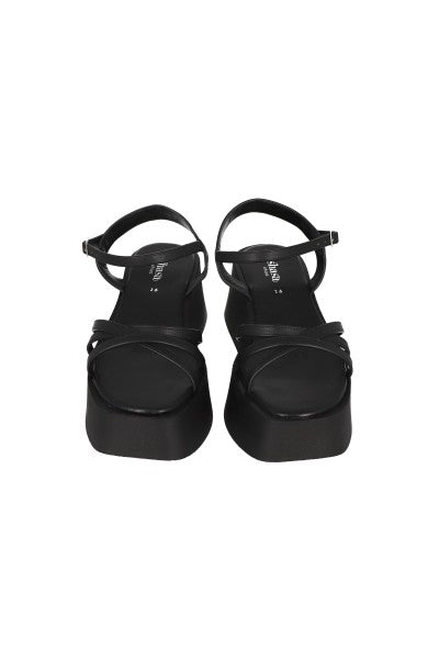 Sandal Cruzadas Multitarras Platform BLACK