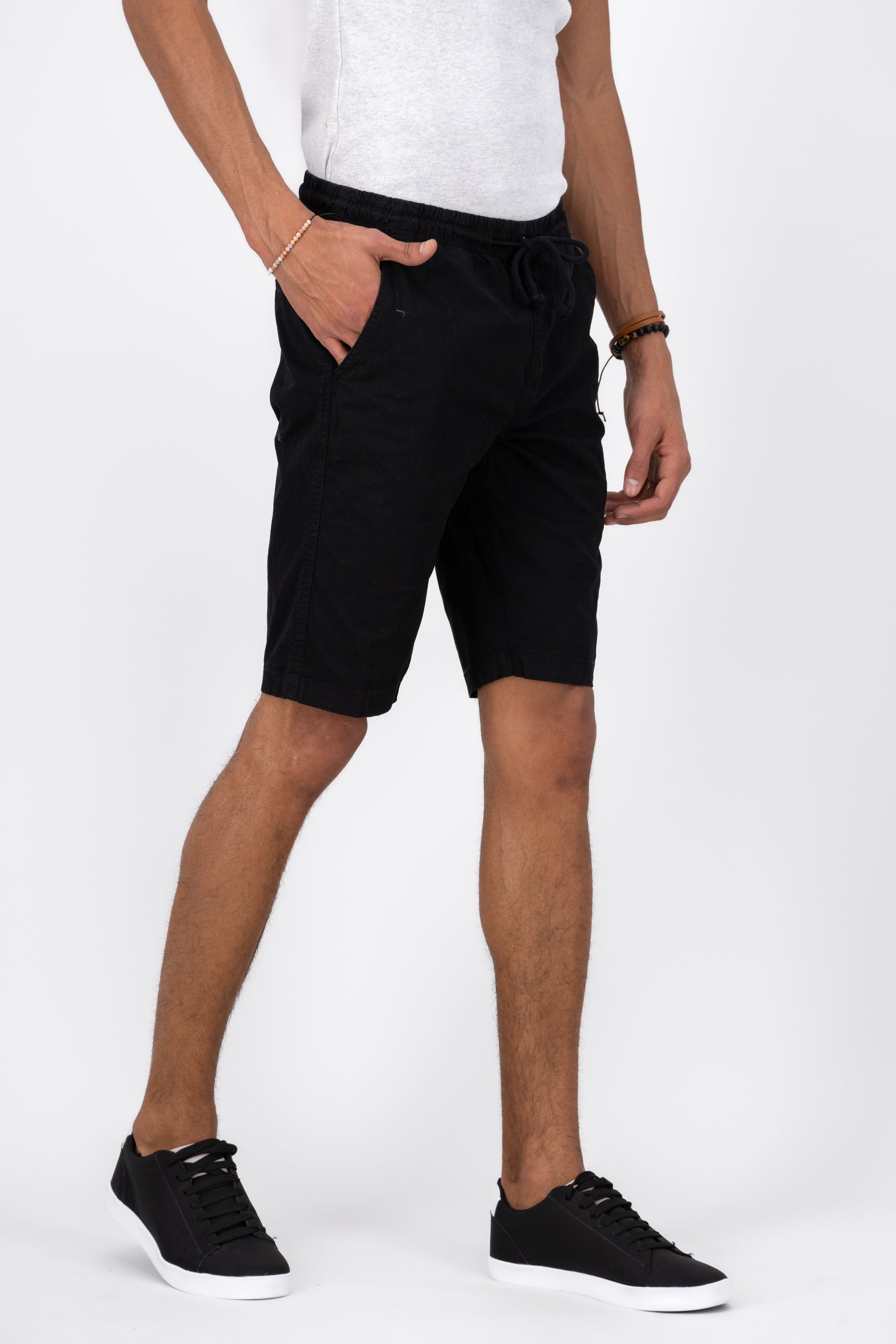 Basic safari shorts BLACK