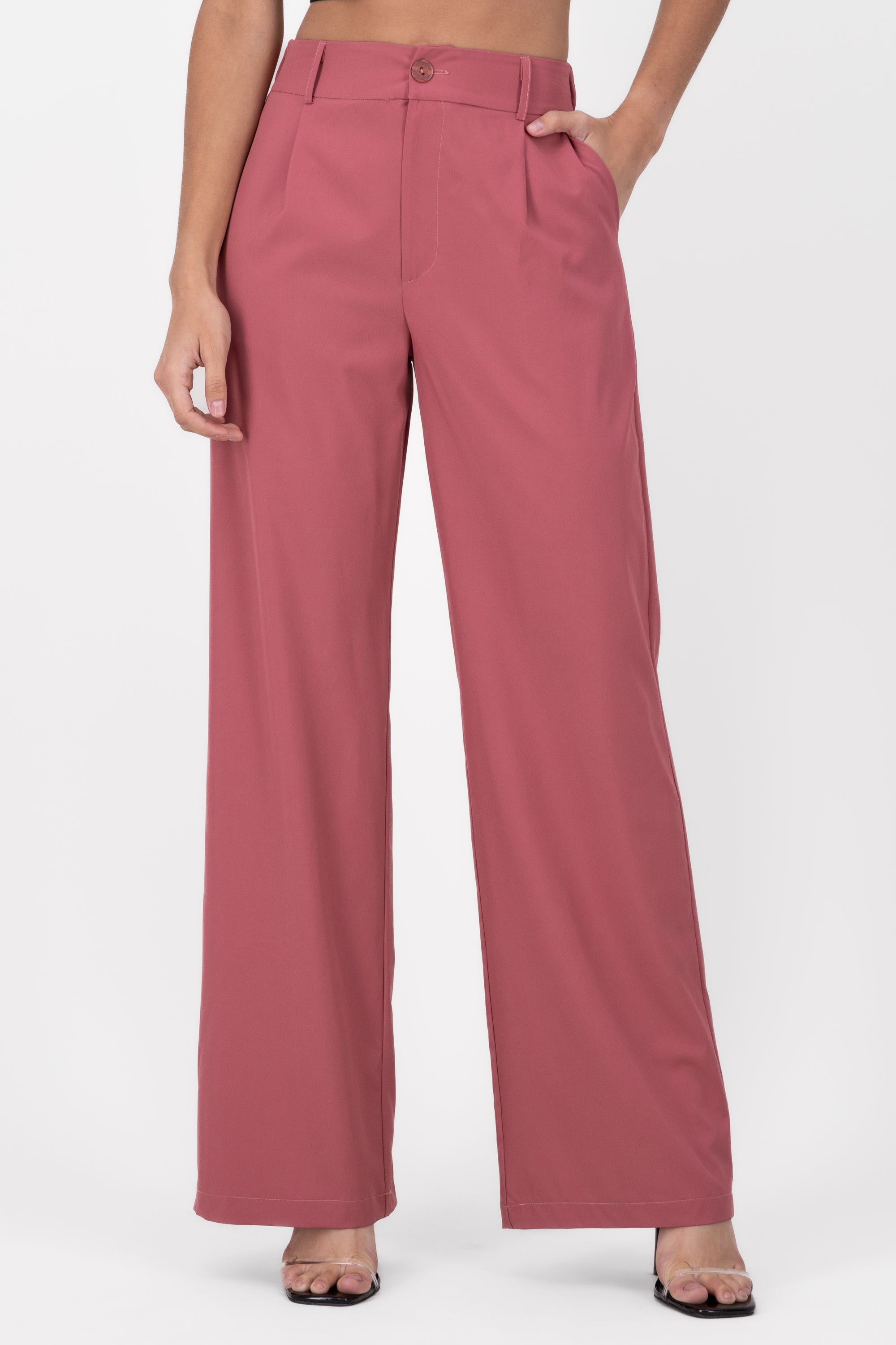 Straight pants tweezers pockets MALLOW