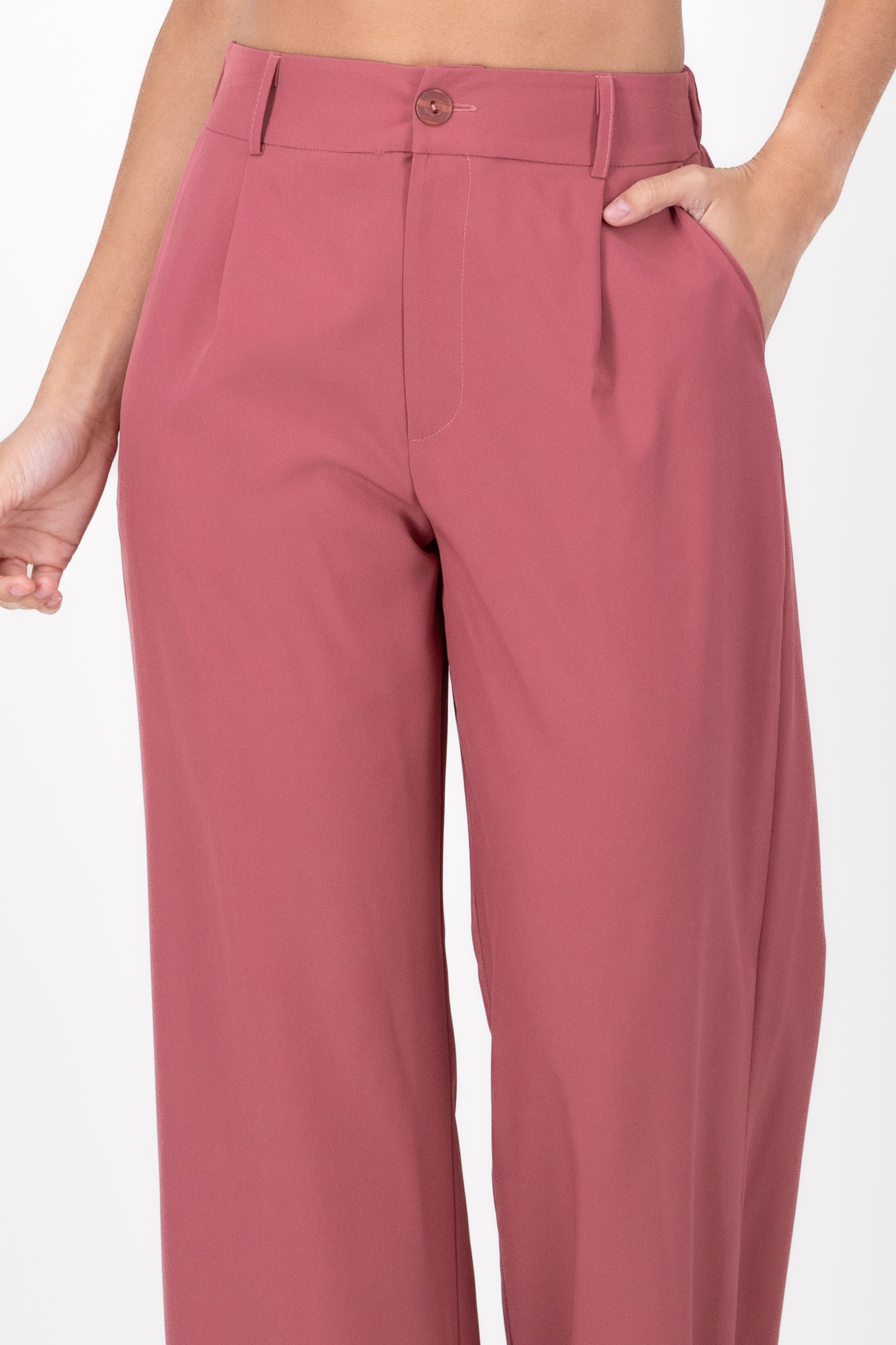 Straight pants tweezers pockets MALLOW