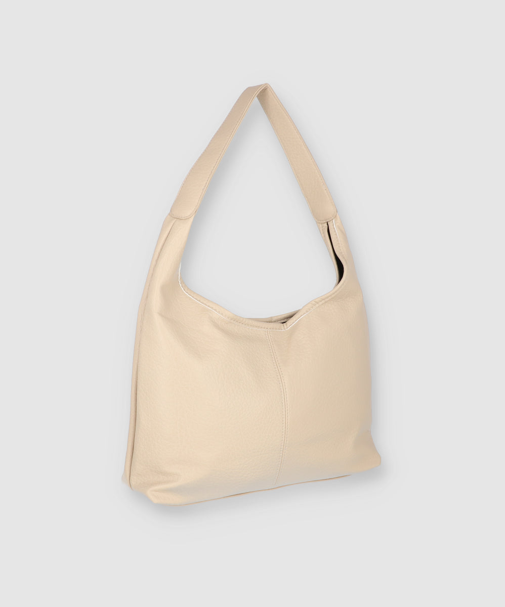 Bolsa Tote Grande Flores TAUPE