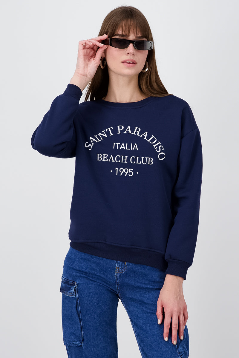 Saint Paradiso sweatshirt MARINE