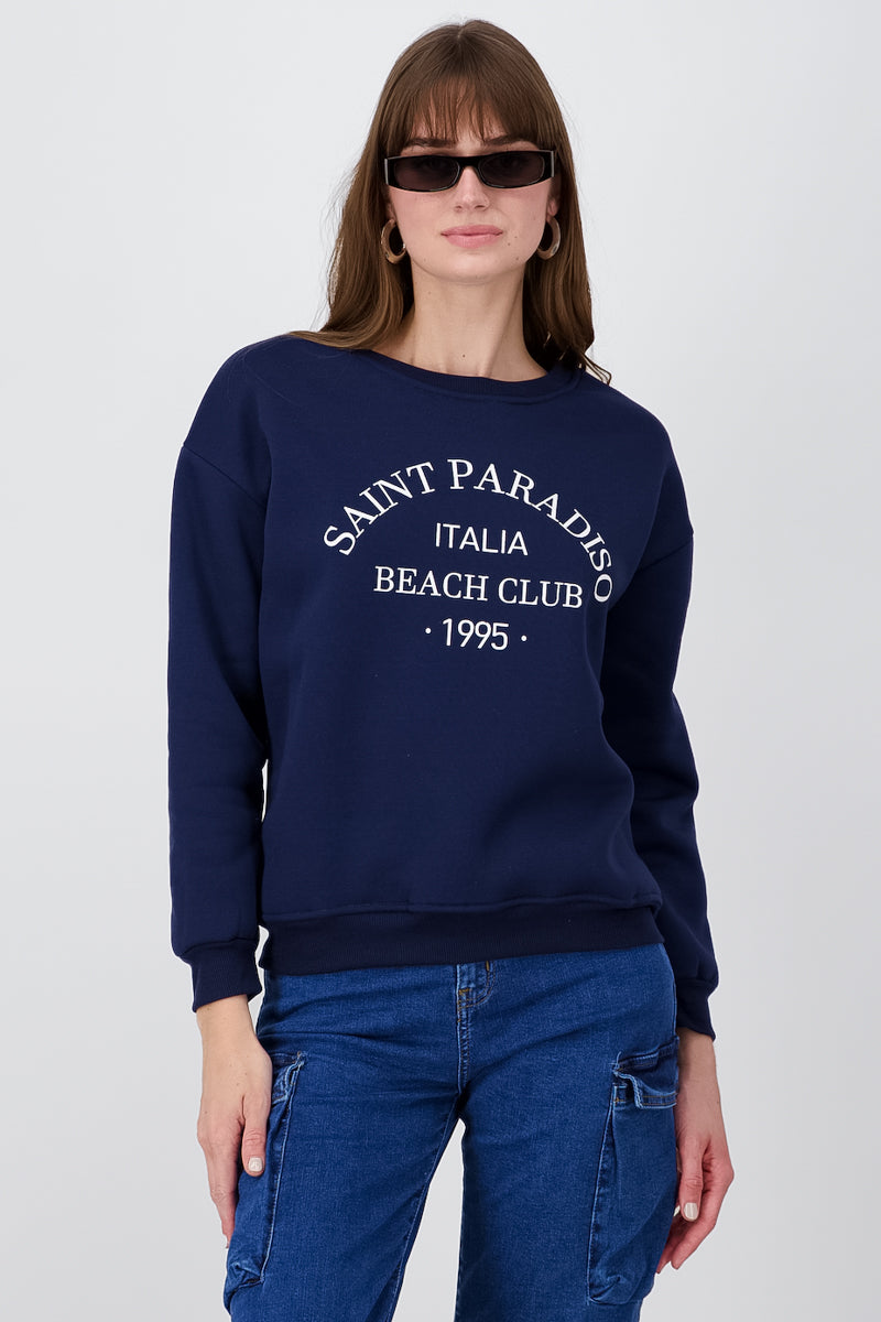 Saint Paradiso sweatshirt MARINE