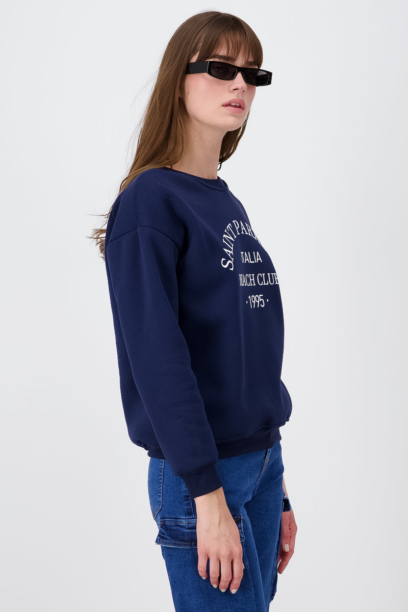 Saint Paradiso sweatshirt MARINE