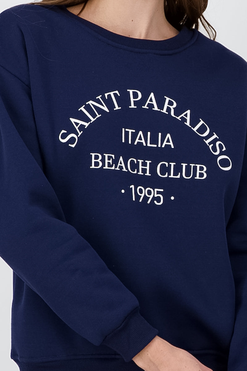 Saint Paradiso sweatshirt MARINE